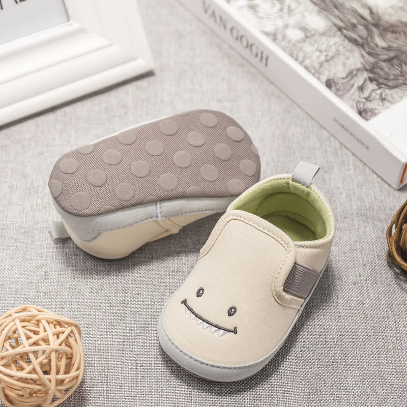 Mocassins Antiderrapantes de Urso para Bebês