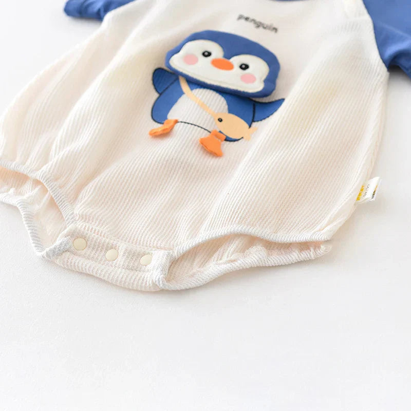 Body Infantil Unissex Pinguim - Conforto e Estilo Verão