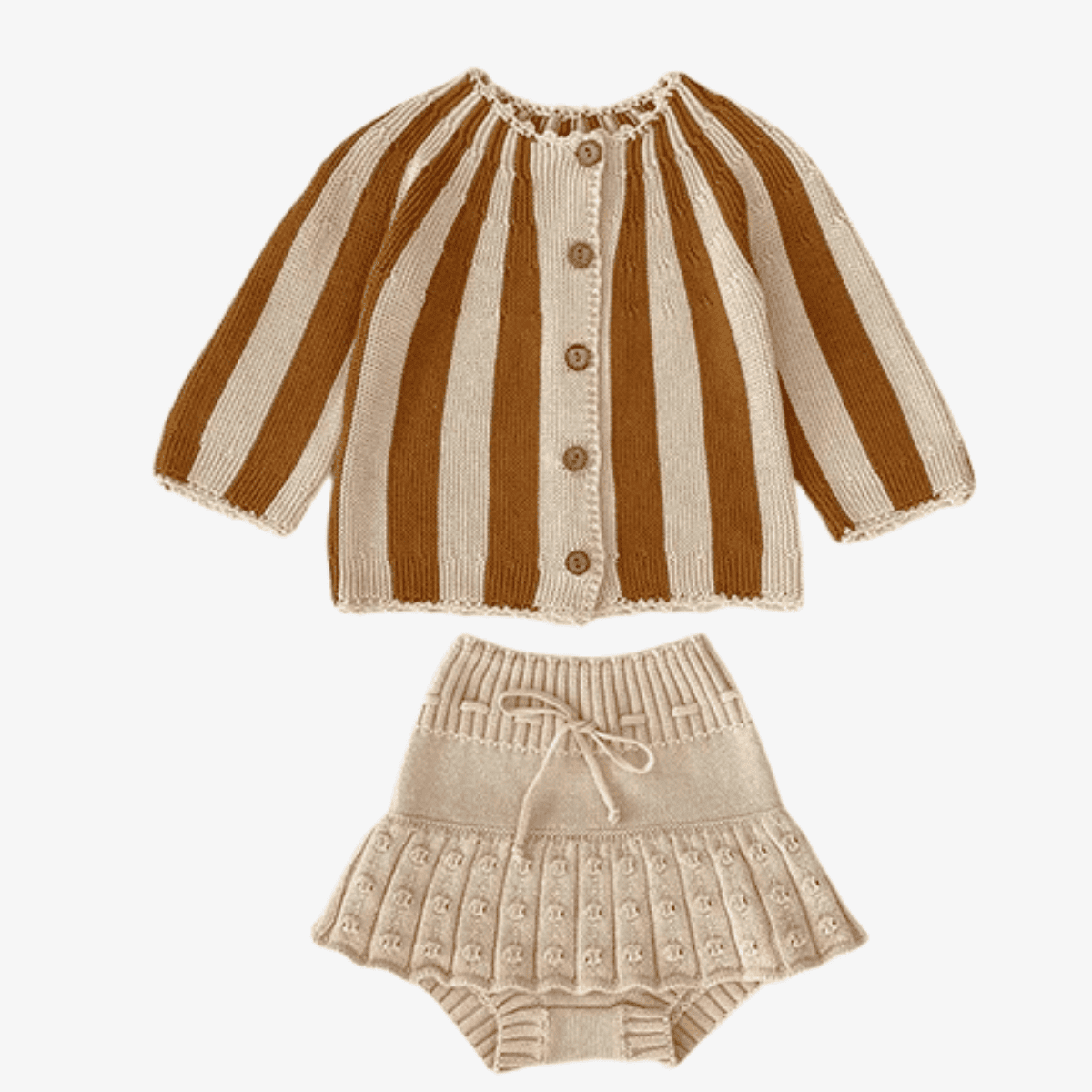 Conjunto Bebê Menina Elegance - Pulôver e Shorts
