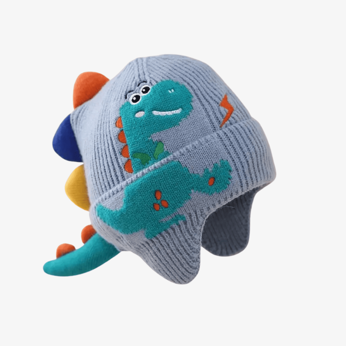 Touca Infantil Dinossauro com Protetor de Orelhas