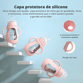 Mamadeira de Vidro com Alça