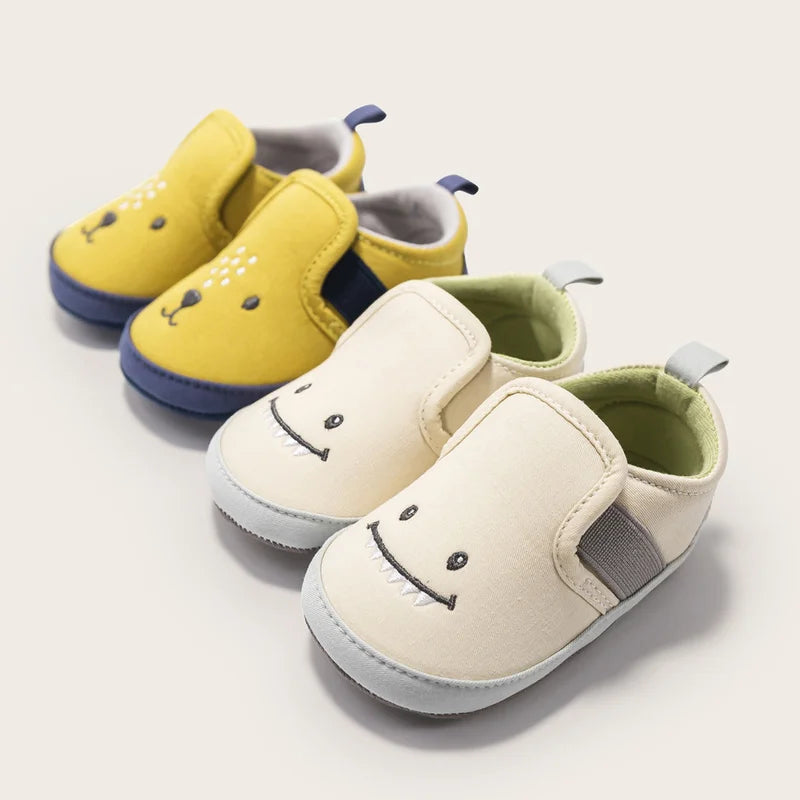 Mocassins Antiderrapantes de Urso para Bebês