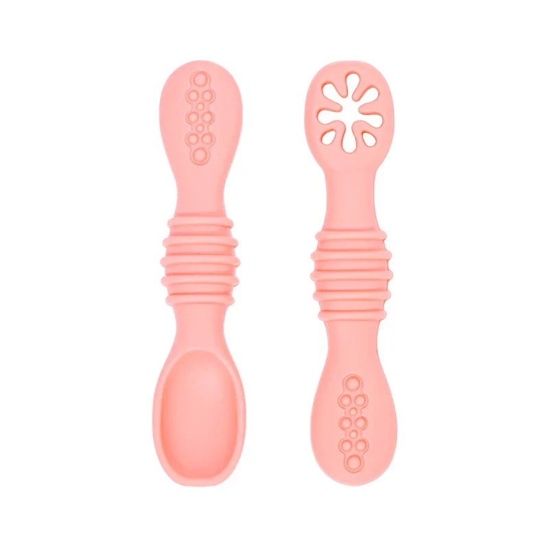 Conjunto de Colheres de Silicone para Bebês