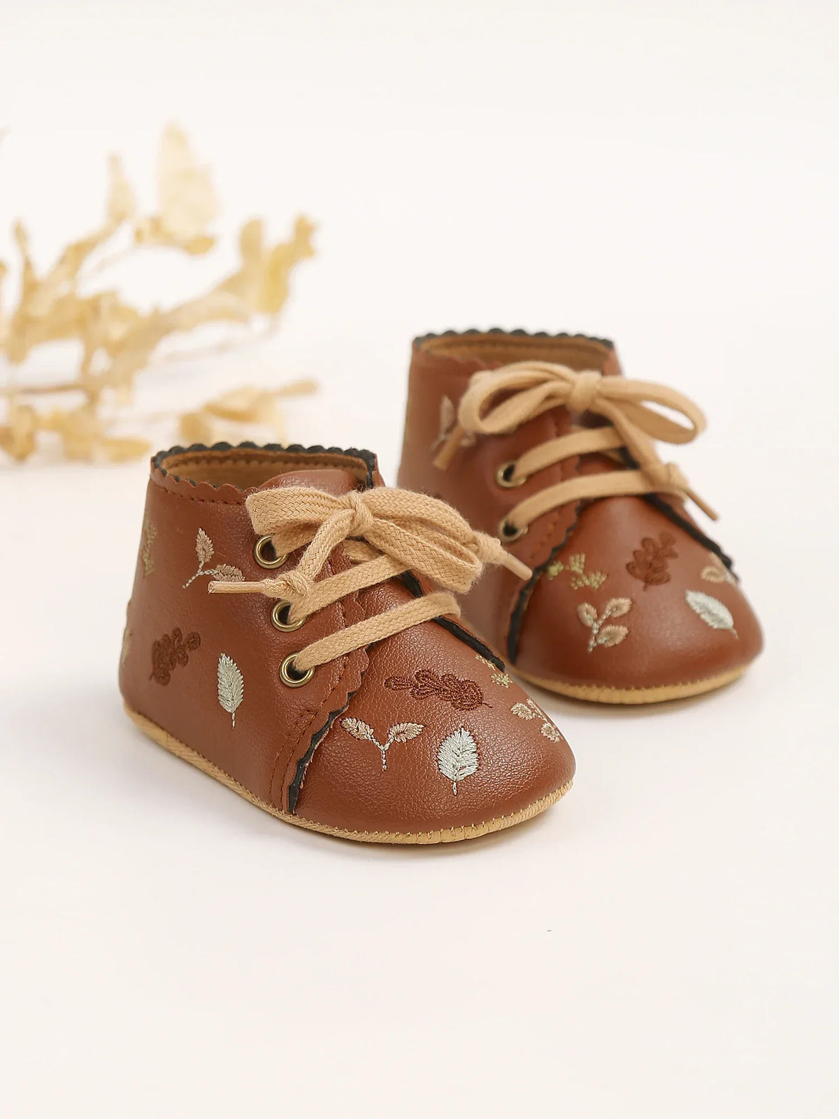 Botinhas Antiderrapantes de Veludo para Bebês