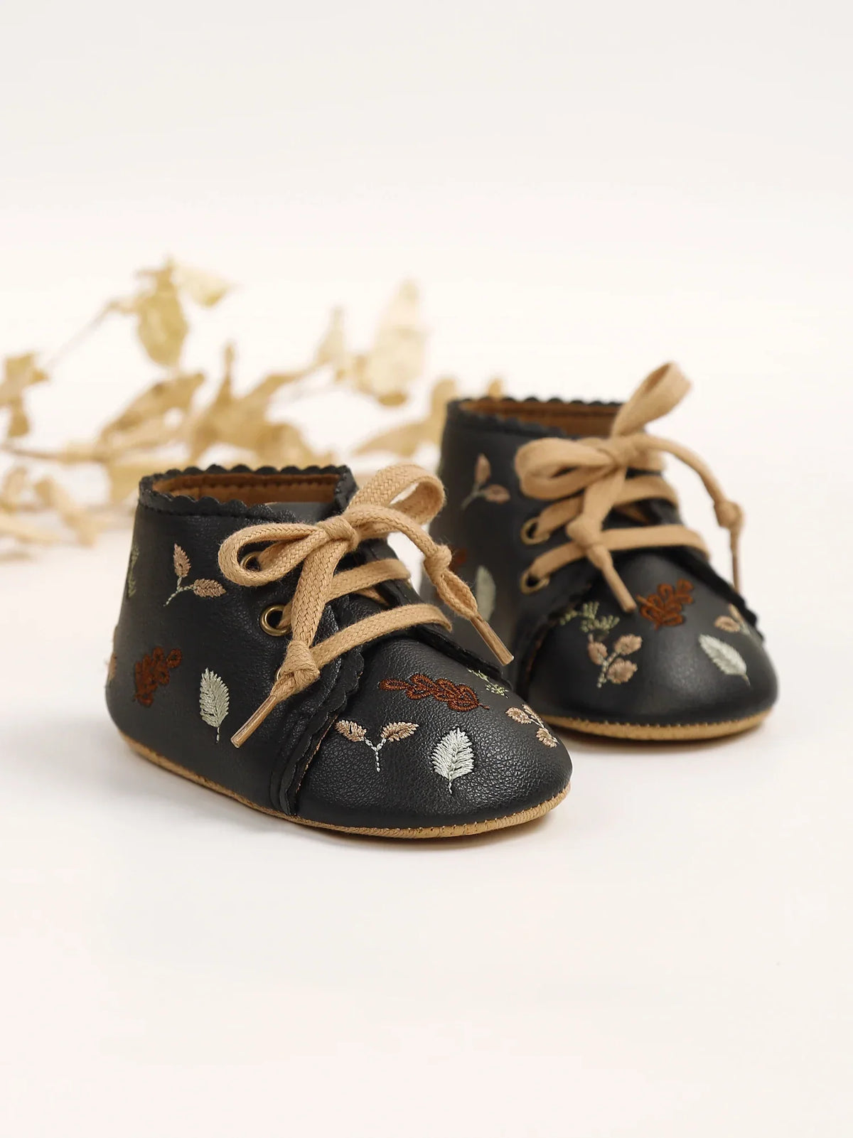 Botinhas Antiderrapantes de Veludo para Bebês