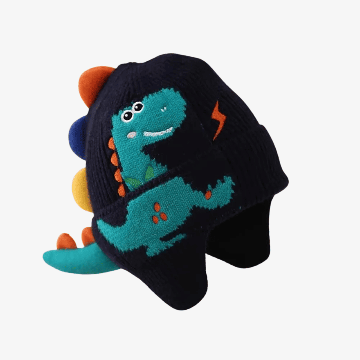 Touca Infantil Dinossauro com Protetor de Orelhas