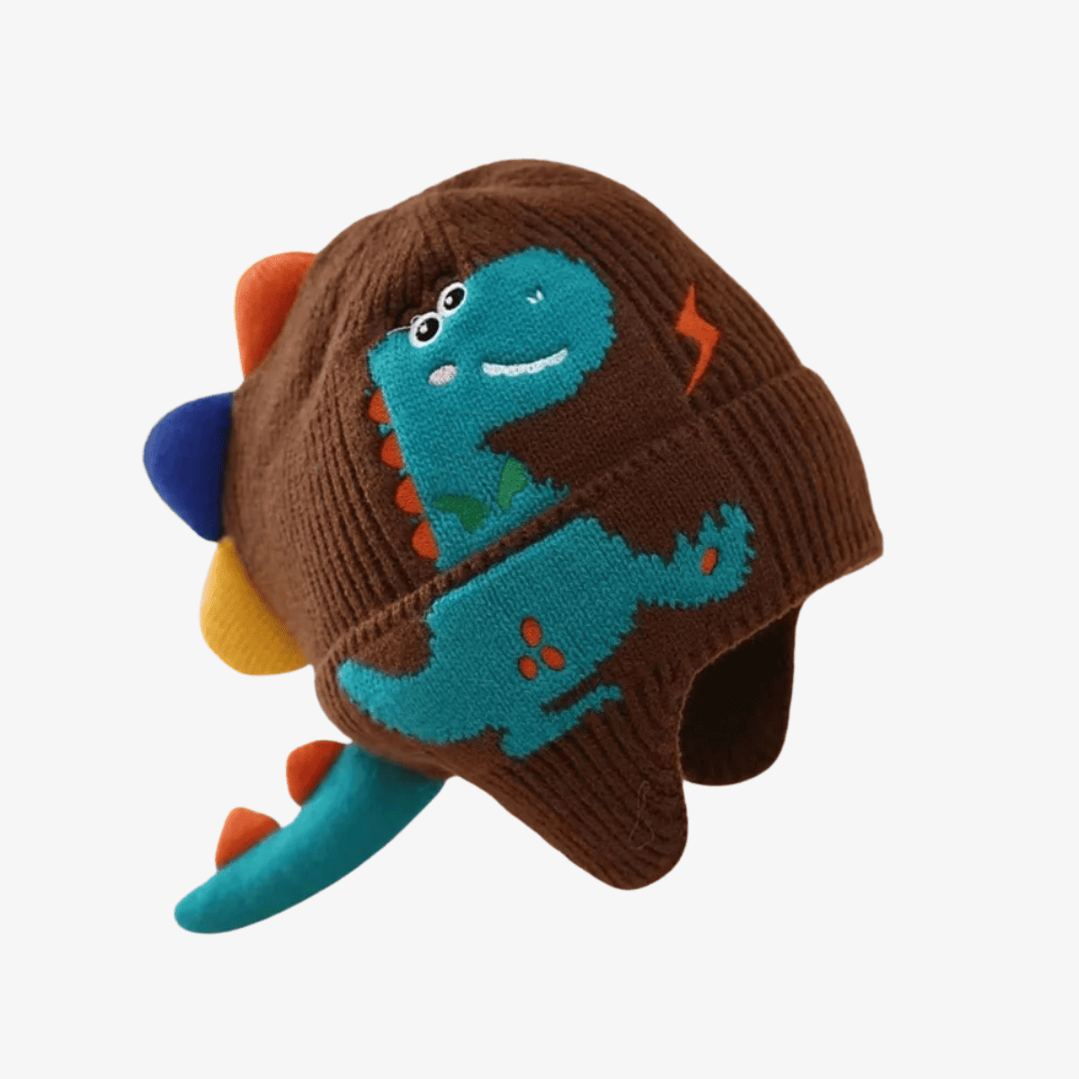 Touca Infantil Dinossauro com Protetor de Orelhas