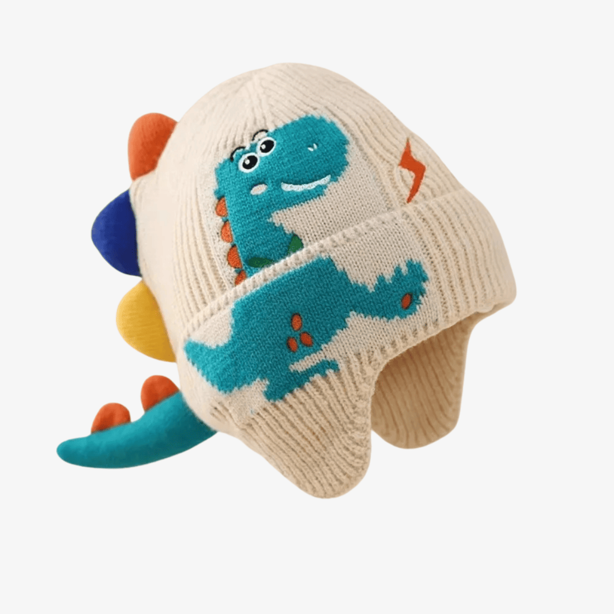 Touca Infantil Dinossauro com Protetor de Orelhas